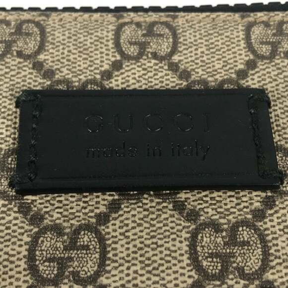 GUCCI Authentic Black Leather Messenger Shoulder Bag - Picture 8 of 16